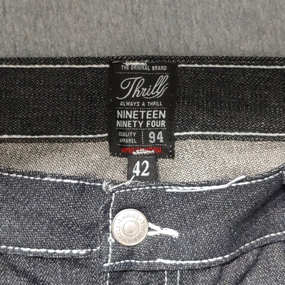NWOT * Black Thrills * Men's Jeans * Size 42 - Picture 4 of 5